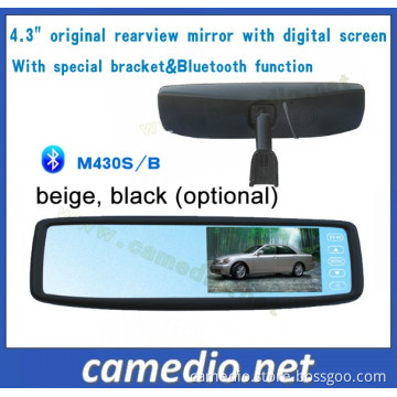 4.3inch Original Rear View Mirror Monitor with OEM Bracket& Bluetooth